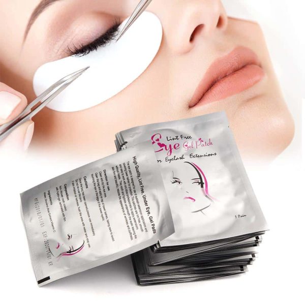 Lint-Free Gel Eye Pads for Lashes Eyelash Extensions