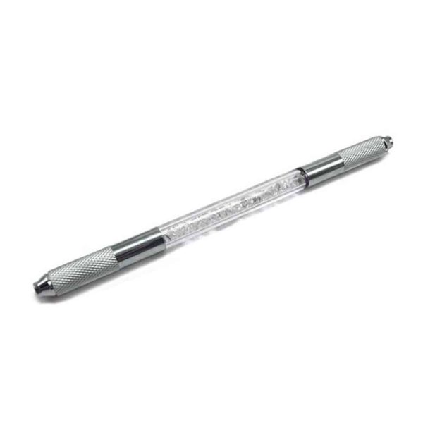 Dual-Head Acrylic Diamond Microblading Pen - White