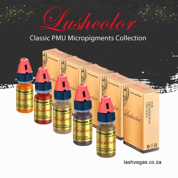 Lushcolor Classic PMU Micropigments, Pigments for Permanent Makeup