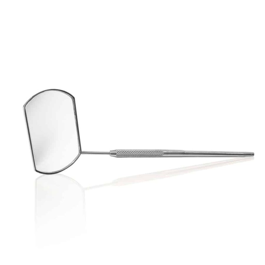Large Dental Mirror for Eyelash Extensions - Chrome