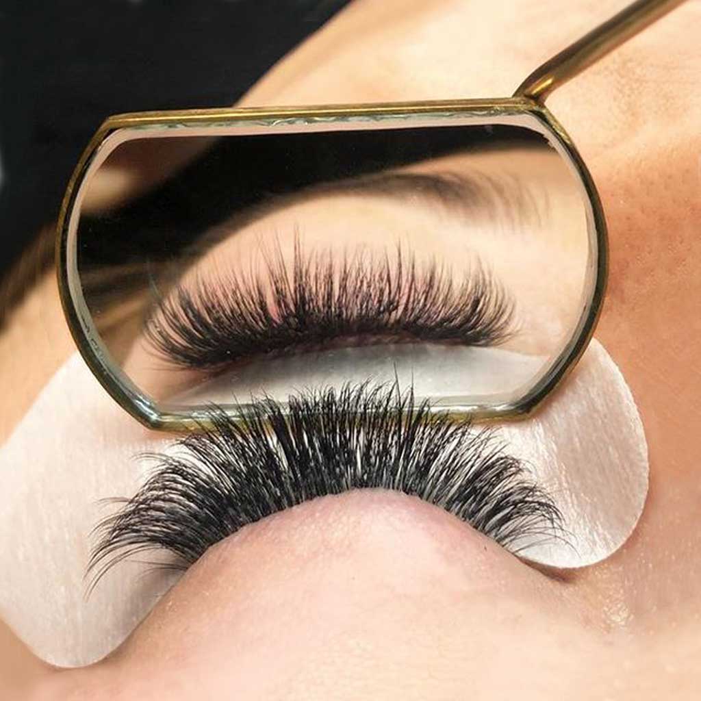 Large Square Dental Mirror for Eyelash Extensions LASH Vegas