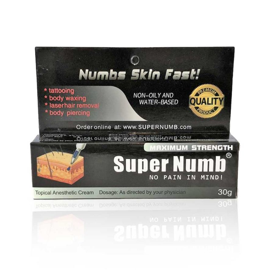 Super Numb® Topical Anaesthetic Numbing Cream 30g LASH Vegas