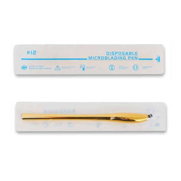 Golden Luxury 45-degree Angle Blister Packing Disposable Manual Pen_2