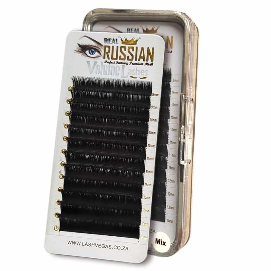 Real RUSSIAN Volume Premium Mink Eyelash Extensions - Easy Fanning Lashes