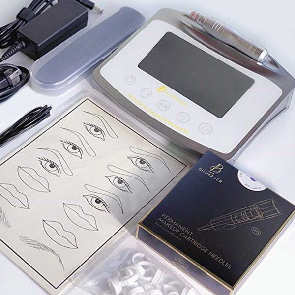 Biomaser X1 Digital Touch Permanent MakeUp Machine Pen Kit_items