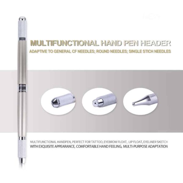 Multifunctional Hand Pen Header for Microblading