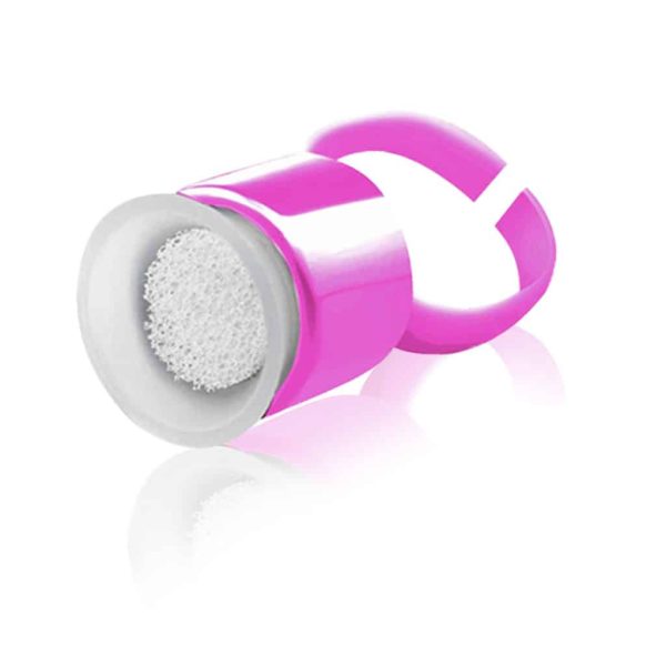 Pigment Cups with Sponge Pink and Black