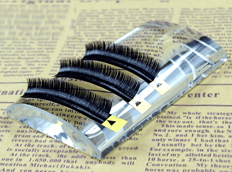 Luxury Curved Glass Lashes Tile | LASH Vegas