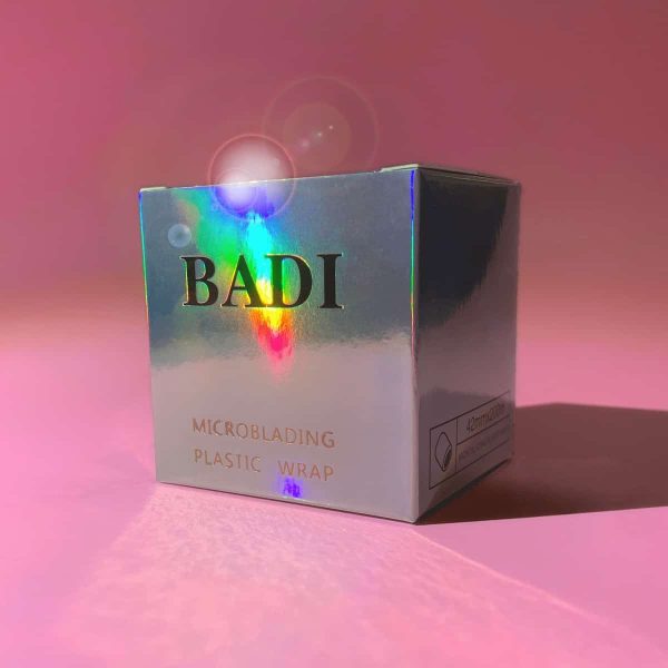 BADI Microblading Plastic Wrap for microblading, tattooing, permanent makeup tattooing, and brow lamination.