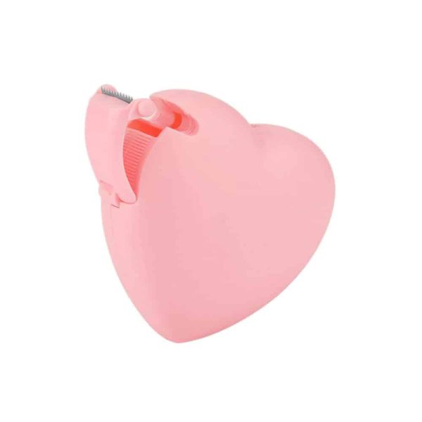 Pink Heart Shaped Tape Dispenser for Eyelash Extensions