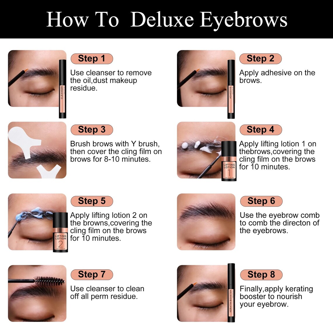 Rebrows DELUXE Brow & Lash Lamination Kit (VEGAN) LASH Vegas