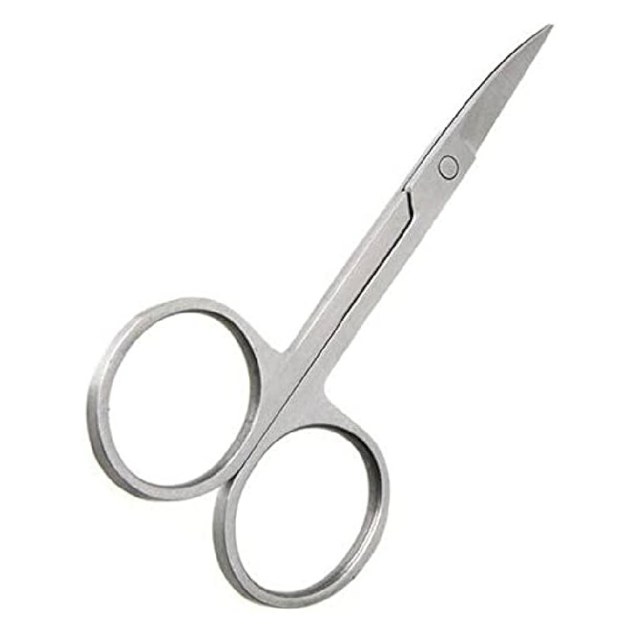 Curved-Tip-Nail-Scissors-Silver