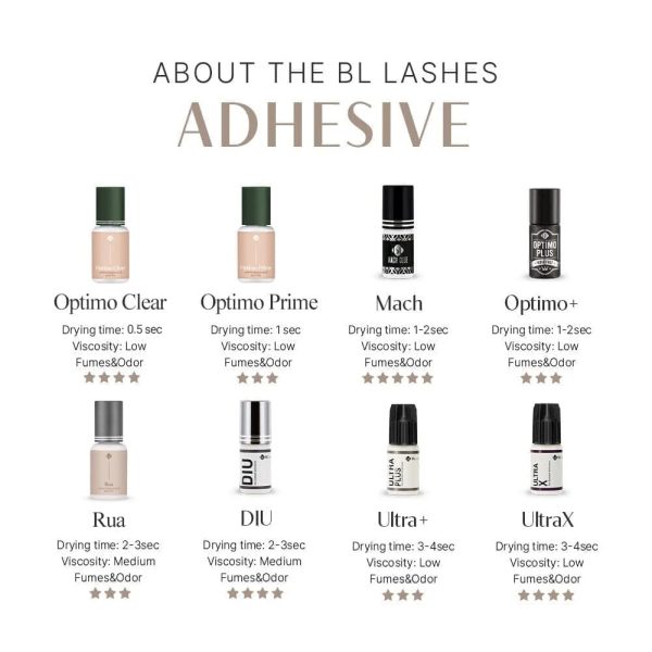 BL Lashes Glue Chart 1