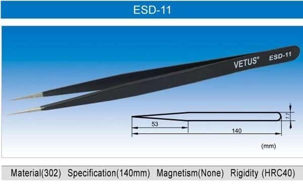 VETUS Tweezers - ESD Series