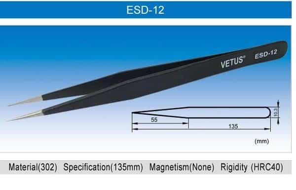 VETUS Tweezers - ESD Series