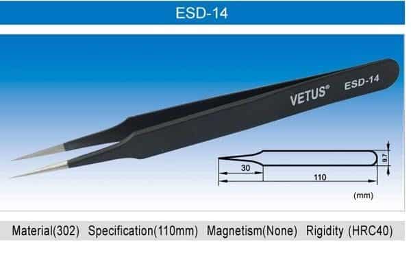 VETUS Tweezers - ESD Series