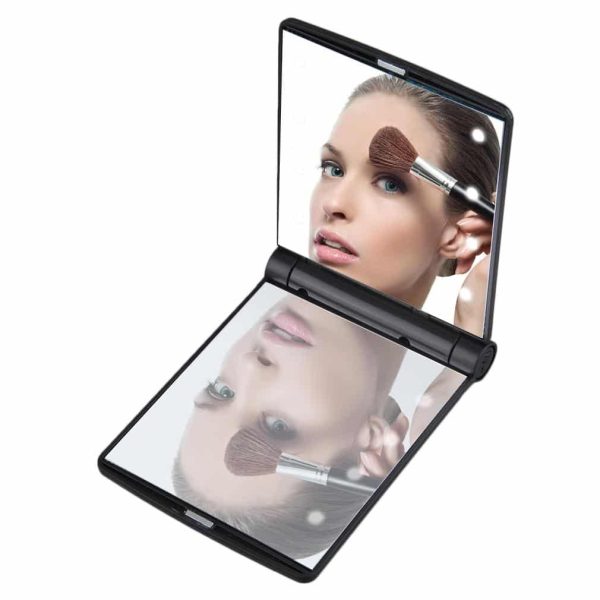 Pocket Beauty Mirror with 8 LED Lights