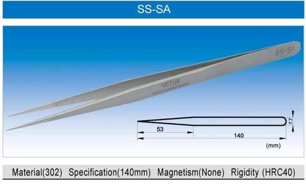 VETUS Tweezers - SA Series